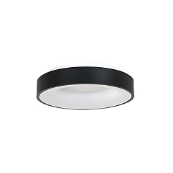 ceiling luminaire RINGLEDE - � 38CM round, medium, direct / indirect IP20, black matt dimmable