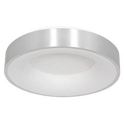 ceiling luminaire RINGLEDE - � 48CM large, round, direct / indirect IP20, silver brushed dimmable