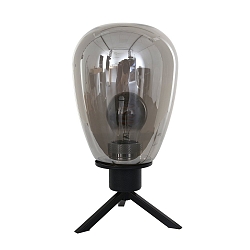 table lamp REFLEXION - � 15CM 1 flame, high, with switch, with plug E27 IP20, black matt 