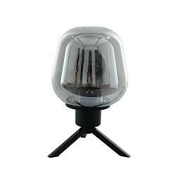 table lamp REFLEXION - � 14CM 1 flame, with switch, with plug E27 IP20, black matt 