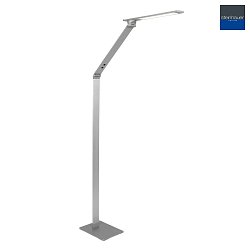 floor lamp SERENADE CCT Switch, adjustable, with touch dimmer IP20, brushed aluminium dimmable