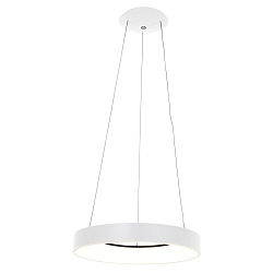 pendant luminaire RINGLEDE - � 48CM large, round, direct / indirect IP20, white matt dimmable