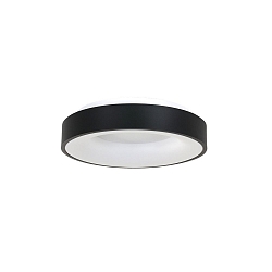 ceiling luminaire RINGLEDE - � 30CM small, round, direct / indirect IP20, black matt dimmable