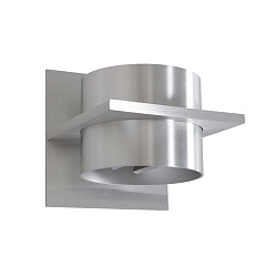 wall luminaire MURO up / down, square, cylindrical, adjustable G9 IP20, steel brushed dimmable
