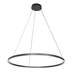 LED Pendelleuchte RINGLUX Up/Down, � 100cm, 2x40W, 2700K, 7200lm, IP20, CRI>90, dimmbar, schwarz