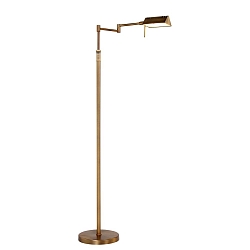LED Stehleuchte KARL, 10W 2700lm 800lm, H�he verstellbar, mit Gelenkarm + Push-Dimmer