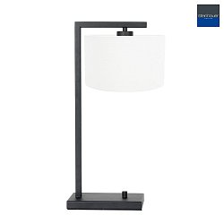 table lamp STANG down, with switch, with shade, with plug E27 IP20, black matt dimmable