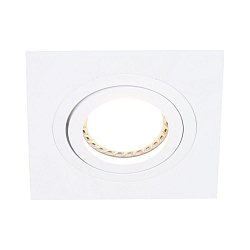 Einbauleuchte P�LITE SPOT, IP20, eckig, 10x10cm, GU10 max. 40W,  schwenkbar, wei� matt