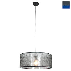 pendant luminaire SPARKLED LIGHT cylindrical, with shade E27 IP20, black matt dimmable