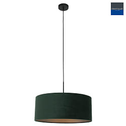 pendant luminaire SPARKLED LIGHT cylindrical, with shade E27 IP20, black matt dimmable