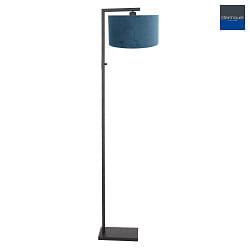 floor lamp STANG down, with switch, with shade, with plug E27 IP20, black matt dimmable
