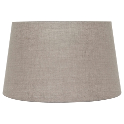 Schirm � x H: 30 x 18cm, Leinen, wei�