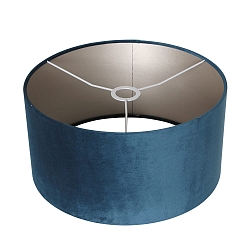 Schirm � x H: 40 x 20cm, Velour, blau