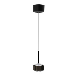 pendant luminaire PUK! PRO 120 MOTION 1 flame IP20, black matt dimmable