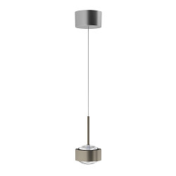 pendant luminaire PUK! PRO 120 MOTION 1 flame IP20, nickel matt, silver dimmable