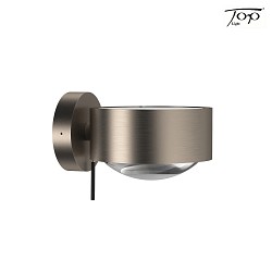 wall luminaire PUK MAXX WALL + (COB LED) up / down, rotatable, without lens IP20, nickel matt dimmable