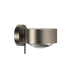 wall luminaire PUK MAXX WALL + (COB LED) up / down, rotatable, without lens IP20, nickel matt dimmable