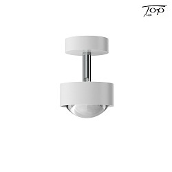 ceiling luminaire PUK MINI TURN swivelling, rotatable, without lens IP20, white matt dimmable