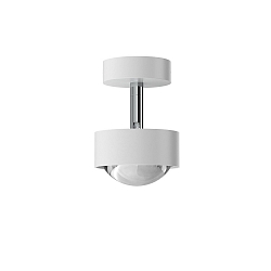 ceiling luminaire PUK MINI TURN swivelling, rotatable, without lens IP20, white matt dimmable