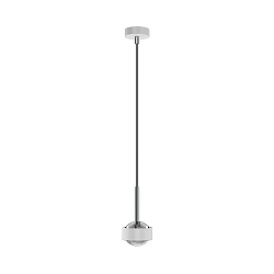 pendant luminaire PUK MINI DROP SOLO (COB LED) up / down, rigid, without lens IP20, white matt dimmable