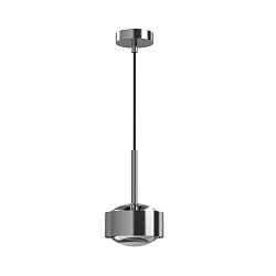 pendant luminaire PUK MAXX DROP SOLO (COB LED) up / down, rigid, without lens IP20, chrome matt dimmable