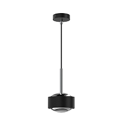 pendant luminaire PUK MAXX DROP SOLO (COB LED) up / down, rigid, without lens IP20, black matt dimmable