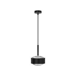 LED Pendelleuchte PUK MEG MAXX DROP SOLO, � 16cm, Up/Down, 30W 2700K, CRi 90, ohne Linse, schwarz matt