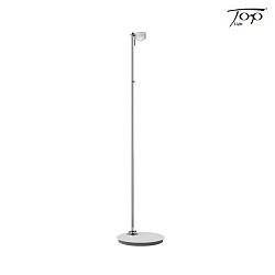 floor lamp PUK MINI FLOOR MINI SINGLE (LED) up / down, with touch dimmer, without lens IP20, white matt dimmable