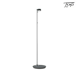 floor lamp PUK MINI FLOOR MINI SINGLE (LED) up / down, with touch dimmer, without lens IP20, anthracite matt dimmable