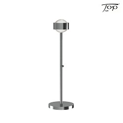 LED Tischleuchte PUK MINI EYE TABLE,  8cm/H 47cm, 20W 2700K, CRi 95, starr, ohne Linse, chrom matt