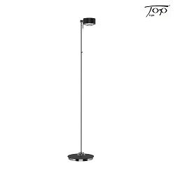 floor lamp PUK MAXX FLOOR MINI SINGLE (LED) up / down, with touch dimmer, without lens IP20, black matt dimmable