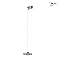 floor lamp PUK MAXX FLOOR MINI SINGLE (LED) up / down, with touch dimmer, without lens IP20, nickel matt dimmable
