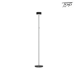 floor lamp PUK MAXX EYE FLOOR (LED) up / down, rigid, with touch dimmer, without lens IP20, black matt dimmable