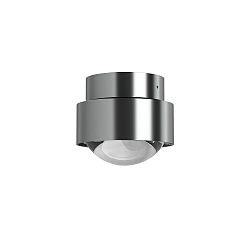 LED Deckenleuchte PUK MINI MOVE, � 8cm, 8W 2700K, CRi 90, dreh-/schwenkbar, ohne Linse, wei� matt/chrom