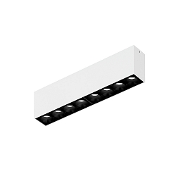 ceiling luminaire LINOO SURFACE 8.0 8 flames, square IP20, white matt, white glossy dimmable