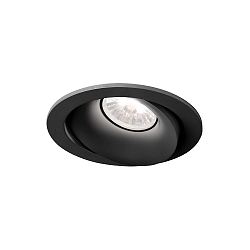 LED Recessed spot RONY 1.0, IP20, 300/500mA, 7/10W 2700K, CRi >90, black