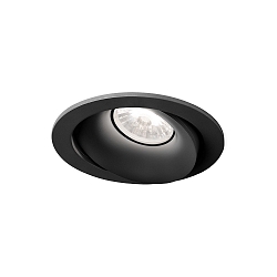 LED Deckeneinbau-Strahler RONY 1.0, IP20, � 11cm, kardanisch, 350/500mA, 6/9W (multi), CRi >90, 2700K 56�, mattschwarz