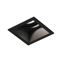 recessed spotlight PLANO 1.0 - LED 1 flame, cardanic swivelling, with wire springs IP20, mat, deep black dimmable