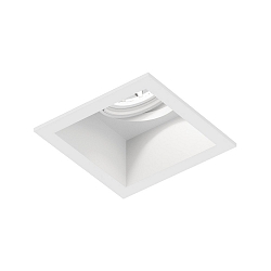 recessed spotlight PLANO 1.0 - LED 1 flame, cardanic swivelling, with wire springs IP20, mat, traffic white dimmable