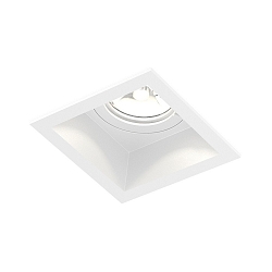 recessed spotlight PLANO IP44 1.0 - LED 1 flame, rigid, with wire springs IP44 / IP20, mat, traffic white dimmable