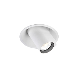Einbaustrahler BLIEK ROUND CEILING REC 1.0 PAR16 W max. 12W GU10 100-240VAC | BLADE SPRINGS, dreh-/schwenkbar, wei� matt