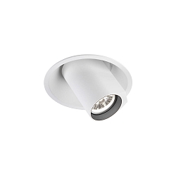 recessed luminaire BLIEK ROUND CEILING REC 1.0 IP20, white matt  8,3W 580lm 2000 | 3000K 20-40� 20-40� CRI 90-100