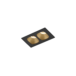 recessed luminaire PIRRO PETIT CEILING REC 2.0 IP20, champagner, black matt 5W 380lm 3000K 20-40� 20-40� CRI 90-100