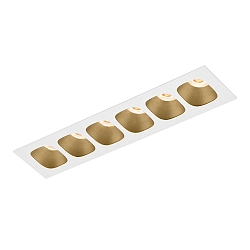 recessed luminaire PIRRO PETIT CEILING REC 6.0 IP20, champagner, white matt 14W 680lm 2700K 20-40� 20-40� CRI 90-100