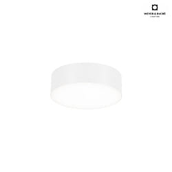 LED Wall /Ceiling luminaire ROBY 1.6, IP44,  16.5cm, dimmable, white, 13W 2700K, white