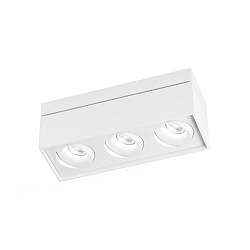 Ceiling luminaire SIRR0 3.0 PAR16, 3x GU10 max. 12W, rotatable and swivelling, white