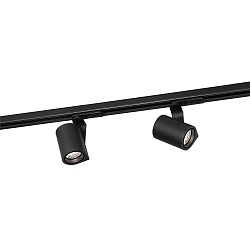 LED 1-phase Spot SQUBE ON TRACK 1.0, 6W 2700K, incl. adapter, black