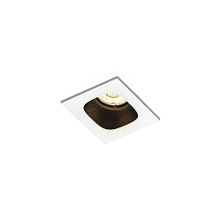 LED Einbaustrahler PIRRO 1.0, 1 Spot 4.5W 3000K, CRi >90, dimmbar, schwarz