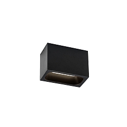 LED Deckenleuchte PIRRO OPAL CEILING SURF 2.0 LED, 2-flammig, 3000K B 7W 220-240VAC DIM , IP20, schwarz matt