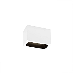 LED Deckenleuchte PIRRO OPAL CEILING SURF 2.0 LED, 2-flammig, 3000K E 7W 220-240VAC DIM , IP20, wei� matt, schwarz matt